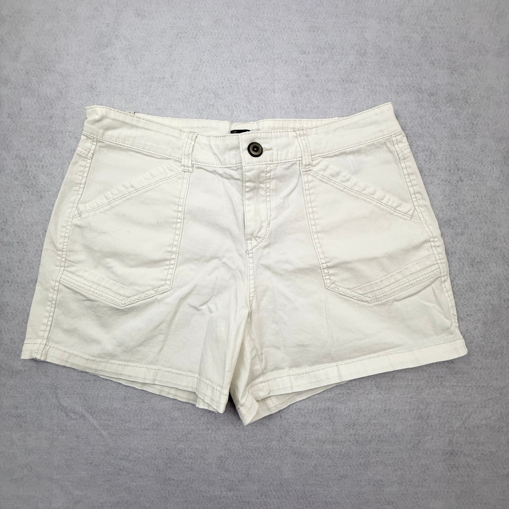 Supplies Shorts Women 14 White Utility Cargo Pockets Casual